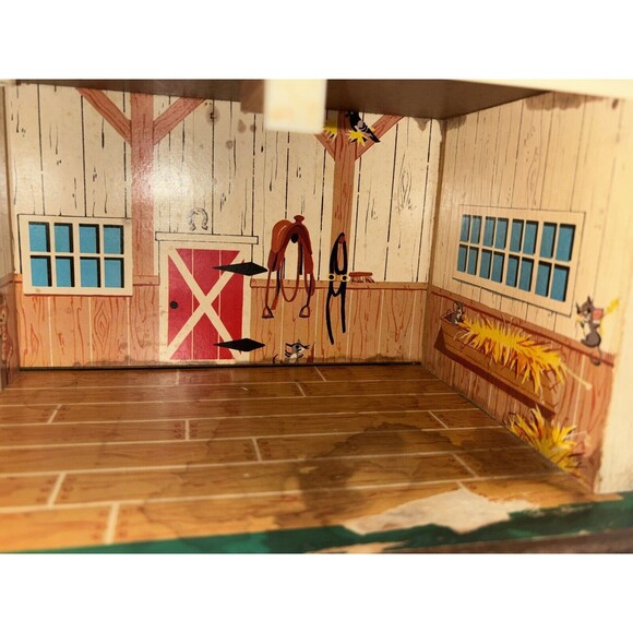 Fisher-Price Toy Play Family Farm Red Barn Little People Vintage 1967 - Picture 12 of 15